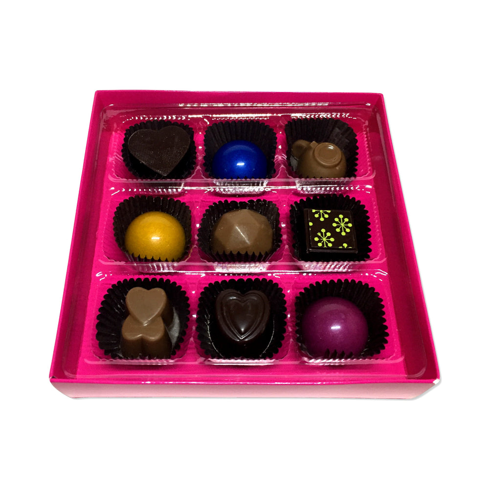 Boîte de 8 chocolats assortis